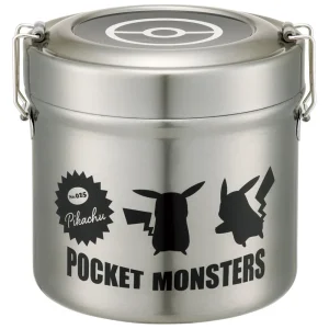 Skater 840Ml Large Capacity Vacuum Insulated Rice Bowl Lunch Box - Pokemon