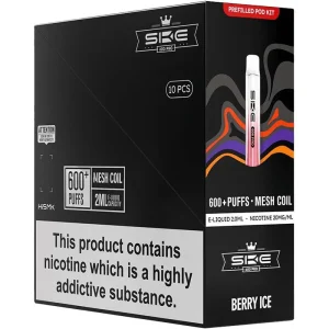 SKE Crystal 600 Pro pod vape kit 10 pack