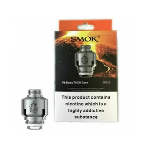 SMOK Baby T8 EU Core Coils – Replacement Coil Heads for Big Baby EU Tank