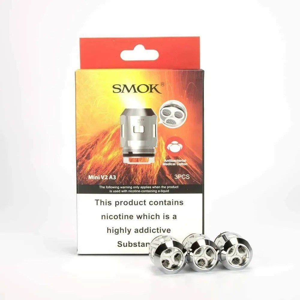 SMOK TFV Mini V2 A1, A2 & A3 Replacement Coils – Genuine Mesh Coils for Superior Flavor