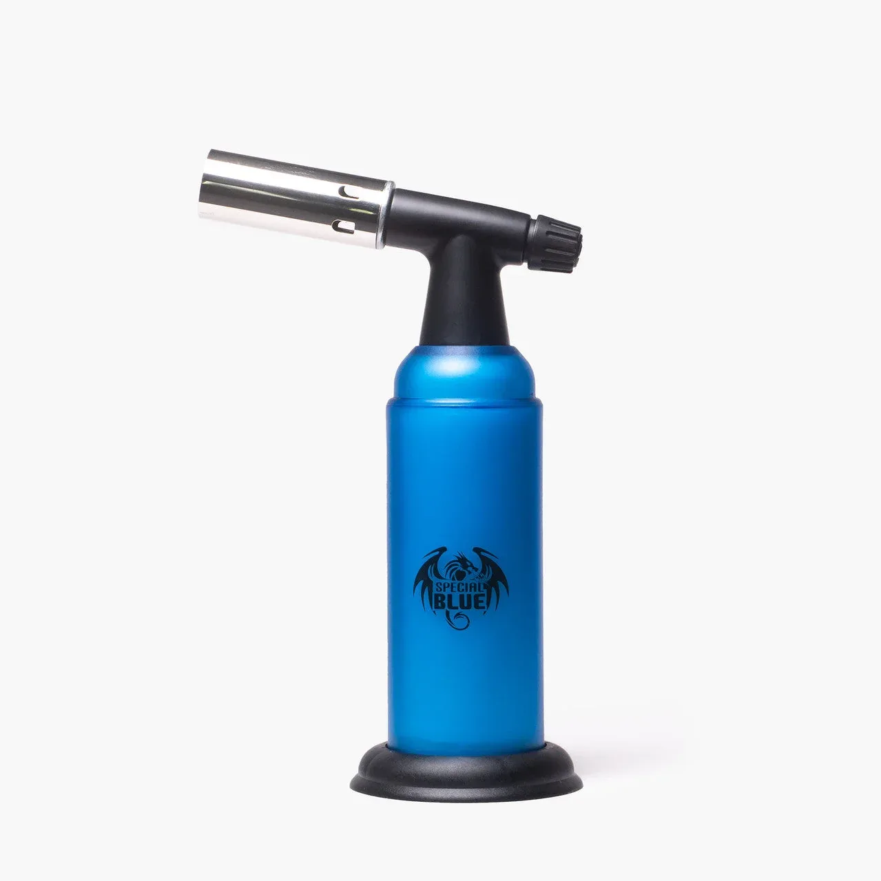 Special Blue Monster Pro Double-Flame Torch w/ Matching Tin Carrying Case - Image 2