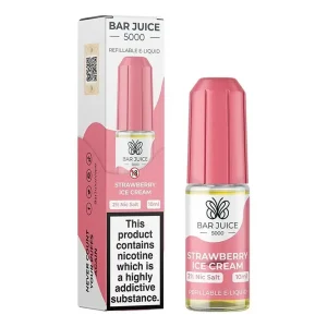 Strawberry Ice Cream Nic Salt E-Liquid by Bar Juice 5000