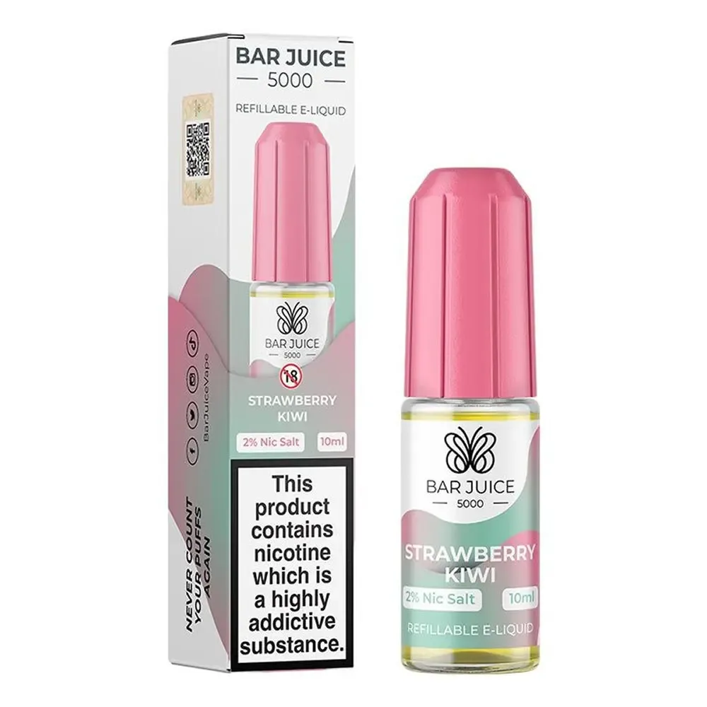 Strawberry Kiwi Nic Salt E-Liquid by Bar Juice 5000
