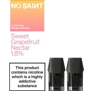 Sweet grapefruit nectar NO SAINT pods 2 pack