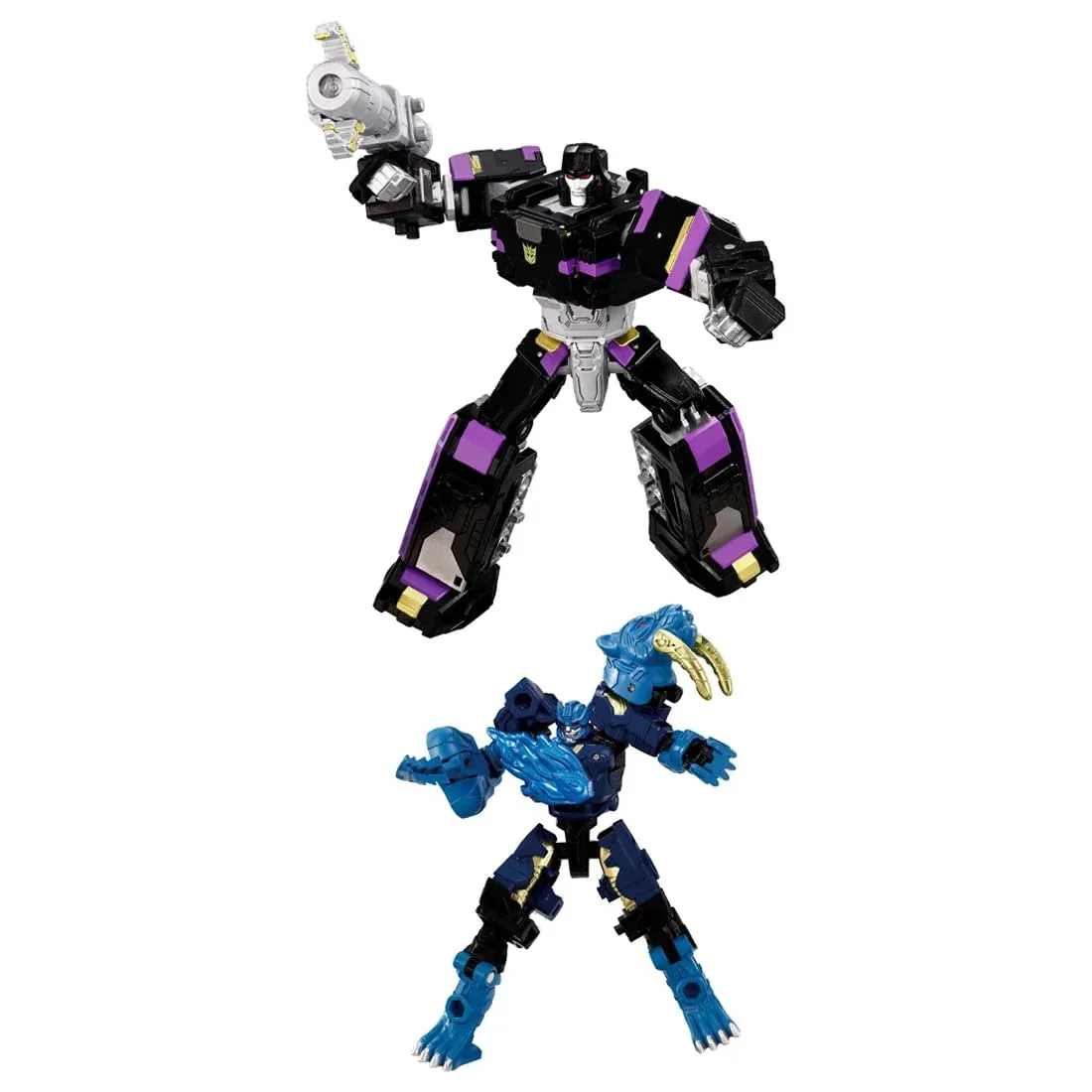 Takara Tomy Wks-04 Shadow Megatron Frost Saber Wild Docking Set