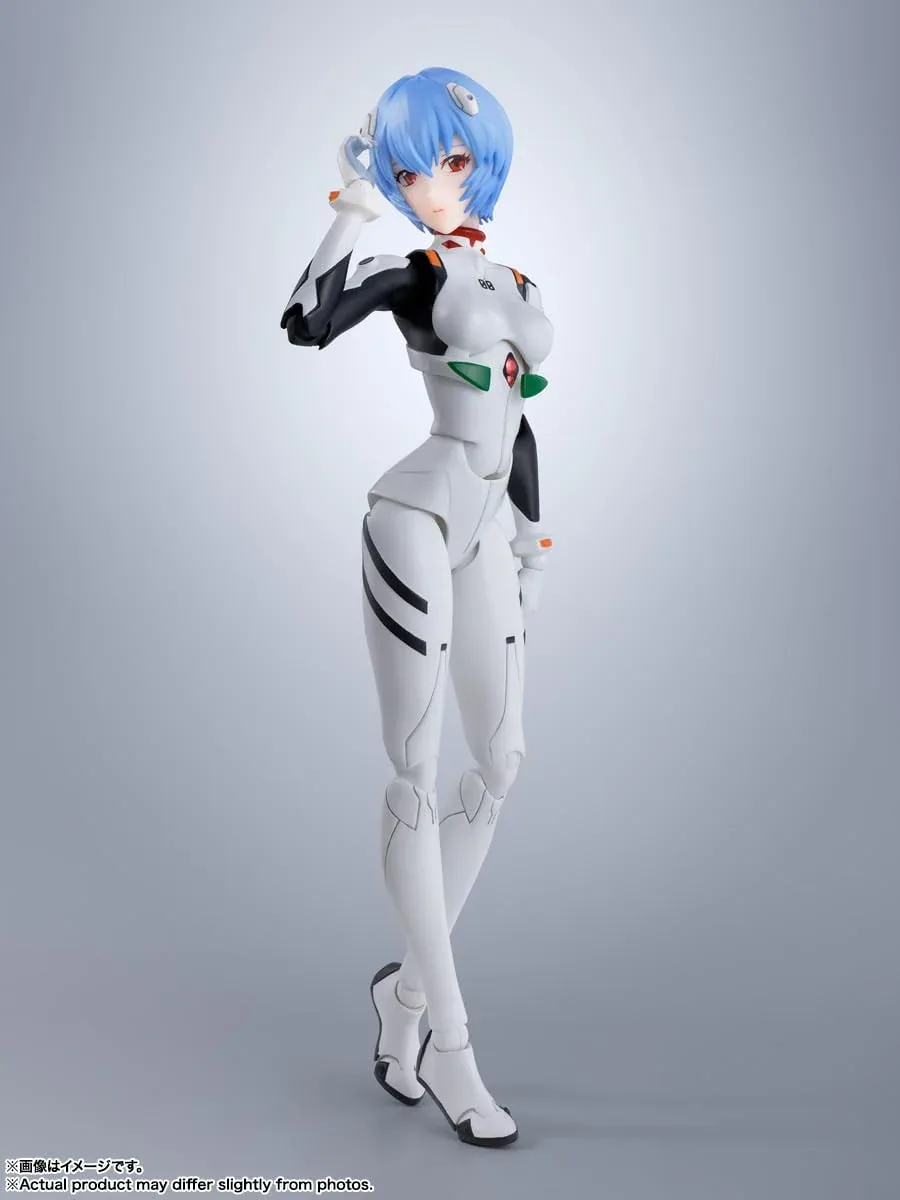 Tamashii Nations SH Figuarts Rei Ayanami 135mm PVC ABS Movable Figure Evangelion - Image 2