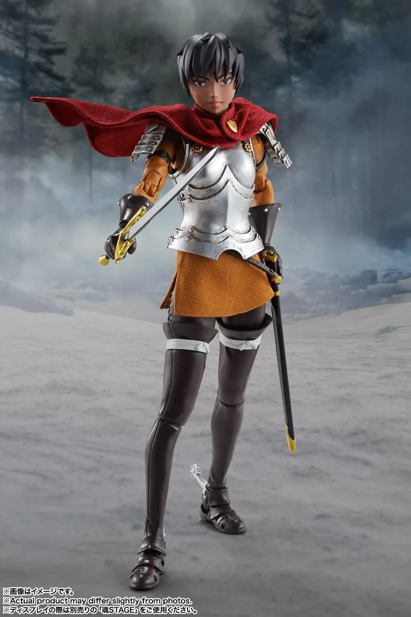 Tamashii Nations SHFiguarts Berserk Casca 145mm Movable Figure PVC Fabric