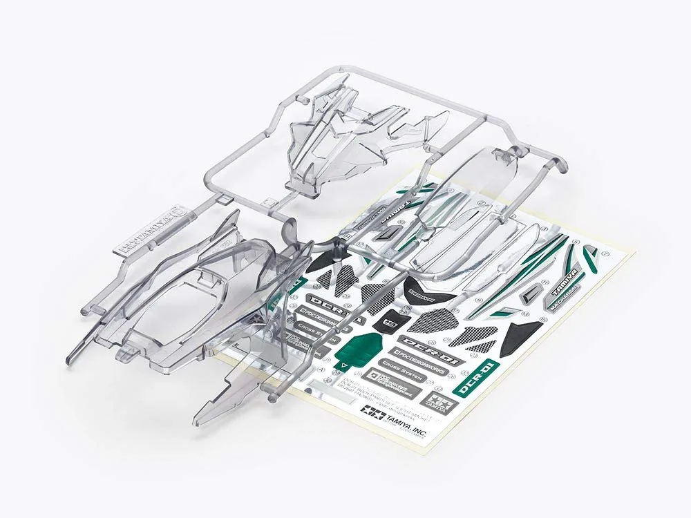 TAMIYA 95360 Mini 4Wd Body Parts Set Dcr-01 Light Smoke