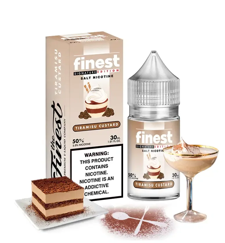 The Finest Signature Edition SALT Tiramisu Custard 30mL