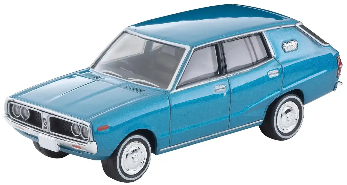 Tomytec Tomica Neo 1:64 Nissan Skyline Wagon 1972 Sporty Blue Model Car