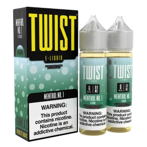 TWIST E-Liquid – Menthol No 1 – 120ML E-Liquid (Twin 60ML Pack)