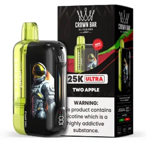 Two Apple Al Fakher Crown Bar Ultra 25K