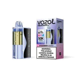 Vozol Mega 50K Disposable Kit (5%,50000 Puffs) - Strawberry B-Burst