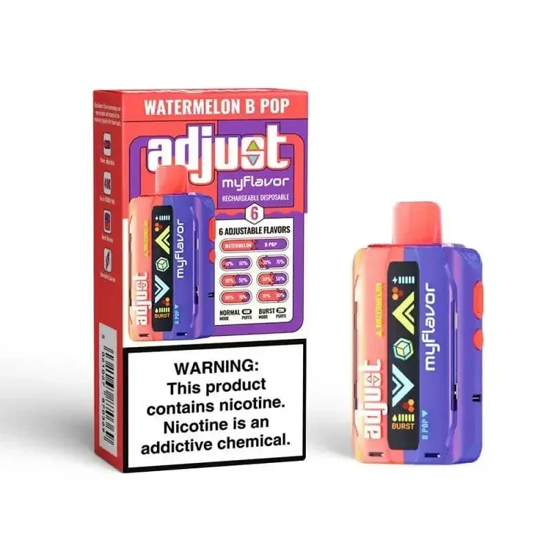 Watermelon B Pop - Adjust MyFlavor 40K Disposable Vape
