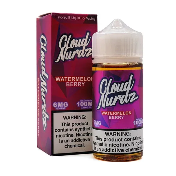 Watermelon Berry - 6mg - Cloud Nurdz - 100mL