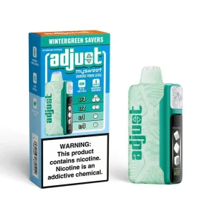 Wintergreen Savers - Adjust MySweet 40K Disposable Vape