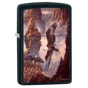 Zippo Lighter - Canyon Family Black Matte