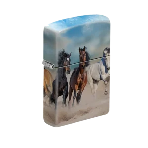 Zippo Lighter - Running Horses