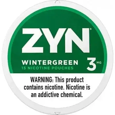ZYN Wintergreen Nicotine Pouches 3mg 6mg